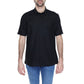 Antony Morato Black Linen Shortsleeve Shirt