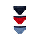 Emporio Armani Underwear Blue Cotton Briefs
