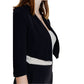 Rinascimento Black Polyester Sleeveless Jacket