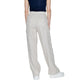 Street One Beige Linen Flared Pants