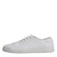 Dolce & Gabbana White Low Top Men Saint Tropez Sneakers Shoes