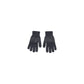 Pieces Gray Recycled Polyester Gloves