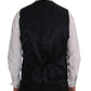 Dolce & Gabbana Black STAFF Wool Striped Vest