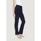 Street One Blue Cotton Flared Pants