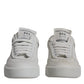 Dolce & Gabbana White Miami Leather Low Top Sneakers Shoes