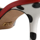 Dolce & Gabbana Multicolor Leather Crystal Heels Slingback Shoes