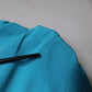 Boutique Moschino Blue Round Neckline Long Sleeves Blouse Top