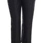 Dolce & Gabbana Black Floral Brocade Capri Pants