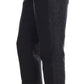 Dolce & Gabbana Black Floral Brocade Capri Pants