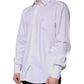 Dolce & Gabbana White Cotton Long Sleeve GOLD Dress Shirt