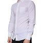 Dolce & Gabbana White Cotton Long Sleeve GOLD Dress Men Shirt