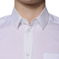 Dolce & Gabbana White Cotton Long Sleeve GOLD Dress Men Shirt