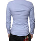 Dolce & Gabbana Light Blue Cotton Slim Fit SICILIA Dress Shirt