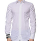 Dolce & Gabbana White Cotton Slim Fit GOLD Men Dress Shirt