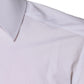 Dolce & Gabbana White Cotton Slim Fit GOLD Men Dress Shirt