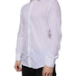 Dolce & Gabbana White Cotton Slim Fit Men Formal Dress Shirt