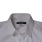 Dolce & Gabbana White Cotton Blend Men MARTINI Dress Shirt