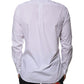 Dolce & Gabbana White Cotton Slim Fit MARTINI Dress Shirt