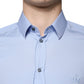 Dolce & Gabbana Light Blue Cotton Slim Fit GOLD Dress Shirt