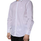 Dolce & Gabbana White Cotton Slim Fit MARTINI Men Dress Shirt