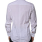 Dolce & Gabbana White Cotton Slim Fit MARTINI Men Dress Shirt