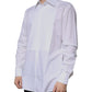 Dolce & Gabbana White Bib Cotton Poplin GOLD Formal Shirt