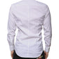 Dolce & Gabbana White Cotton Blend Formal MARTINI Shirt