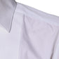 Dolce & Gabbana White Bib Cotton Poplin GOLD Men Formal Shirt
