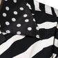 Dolce & Gabbana Black White Zebra Button Down Oversize Shirt