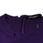 Dolce & Gabbana Purple Cotton Round Neck Pullover Men Sweater
