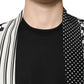 Dolce & Gabbana Black White Polka Dots Silk Men Casual Shirt