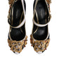 Dolce & Gabbana Multicolor Embellished Heels Pumps Shoes