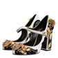 Dolce & Gabbana Multicolor Embellished Heels Pumps Shoes