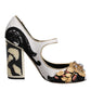 Dolce & Gabbana Multicolor Embellished Heels Pumps Shoes
