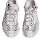 Dolce & Gabbana White Mesh NS1 Low Top Sports Sneaker Shoes