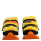Dolce & Gabbana Multicolor Fur Embellished Sneakers Shoes