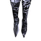 Dolce & Gabbana Black Logo Stretch Heels High Boots Shoes