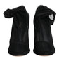 Dolce & Gabbana Black Nylon Mesh Sock Style Boots Shoes