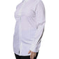 Dolce & Gabbana White Cotton Collared Long Sleeves Shirt Top