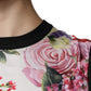 Dolce & Gabbana Multicolor Floral Silk Sleeveless Tank Blouse Top