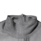 Dolce & Gabbana Grey Mesh Turtleneck Long Sleeve Blouse Top