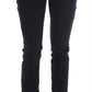 John Galliano Black Cotton Denim Stretch Regular Fit Jeans
