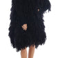Dolce & Gabbana Black Fringes Wool Pullover Sweater