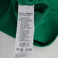 Dolce & Gabbana Green Silk Crystal Banana Sweater