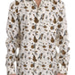 Dolce & Gabbana White Silk JAZZ Motive Print Shirt