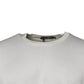 Dolce & Gabbana Off White Crew Neck Short Sleeve T-shirt