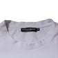 Dolce & Gabbana White DG Logo Crew Neck Short Sleeve T-shirt