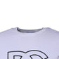 Dolce & Gabbana White DG Logo Cotton Crew Neck T-shirt