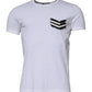 Dolce & Gabbana White Stripes Crew Neck Short Sleeves T-shirt