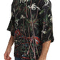 Dolce & Gabbana Black Volcano Sicily Short Sleeve T-Shirt
